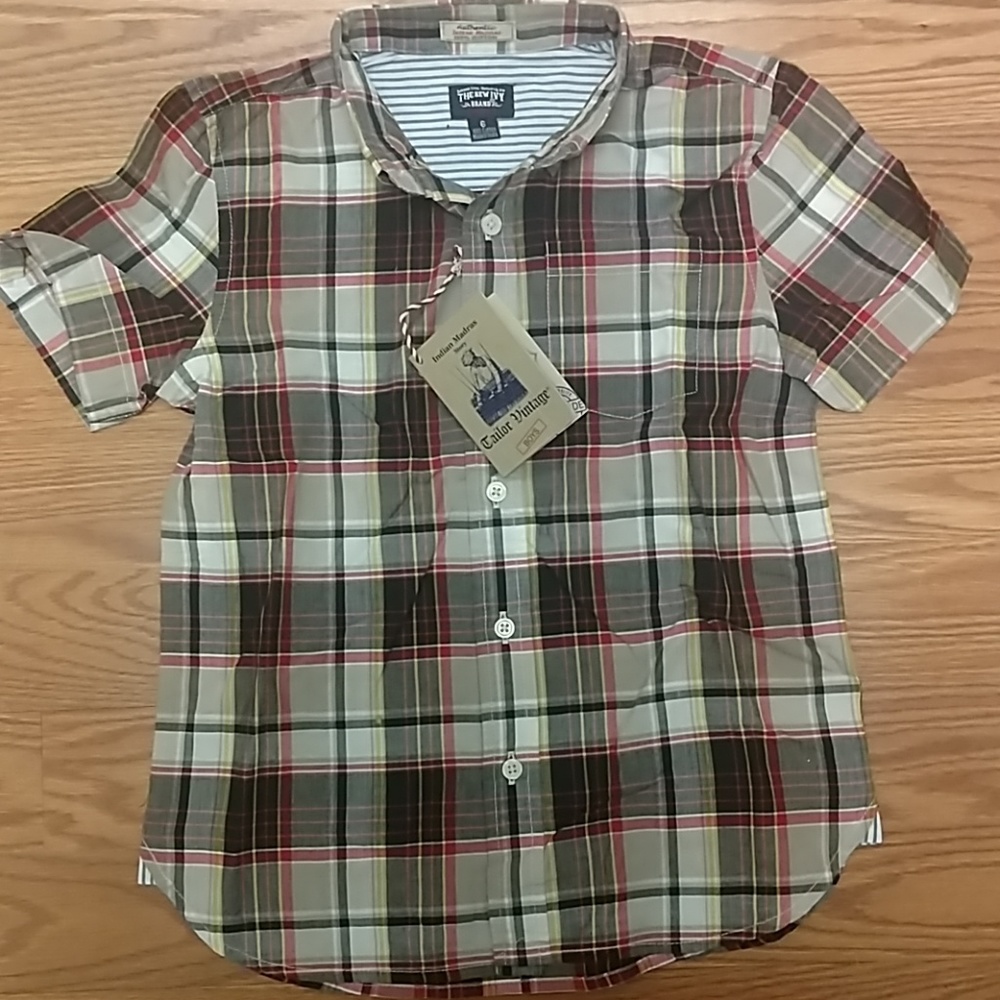 Tailor Vintage Boys 100% cotton button up